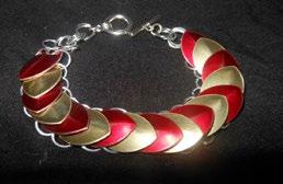 it is beaded with fire polished glass beeds. This bracelet can be supplies last.