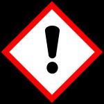 SECTION III: HAZARD IDENTIFICATION GHS PICTOGRAM NEW GHS SCALE 1 Extreme 2 Serious 3 Moderate 4 Slight Health Flammability Reactivity Specialty Information WARNING Personal Protective Equipment H315