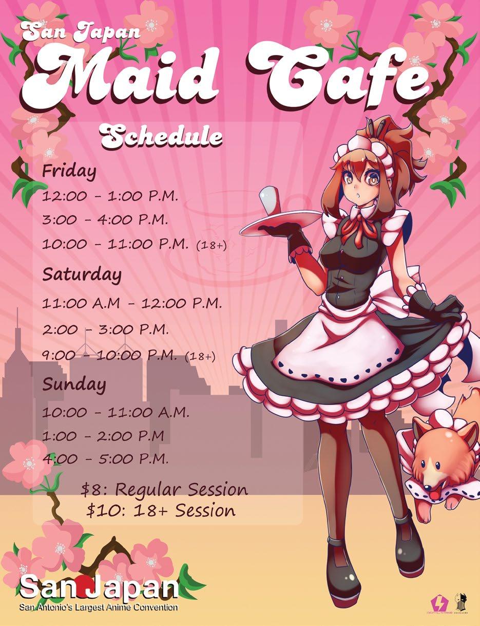 San Japan Maid Cafe Campaign Design Joint Freelance (2014) This was my first joint project between