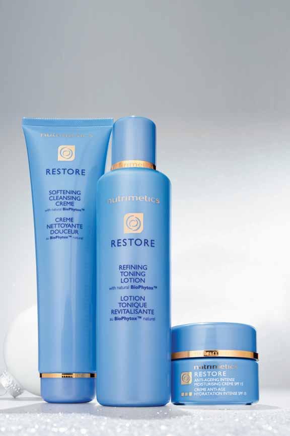 restore youth FREE Perfectly balanced to give normal and combination skin the essential care it