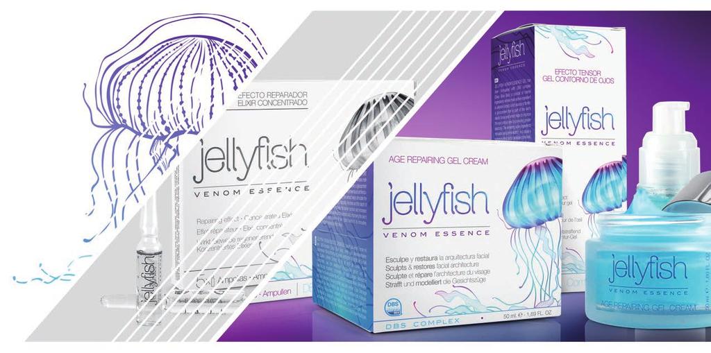 Active ingredients Jellyfish Extract Extract of marine origin obtained from the non-irritant jellyfish species Rhizostoma.