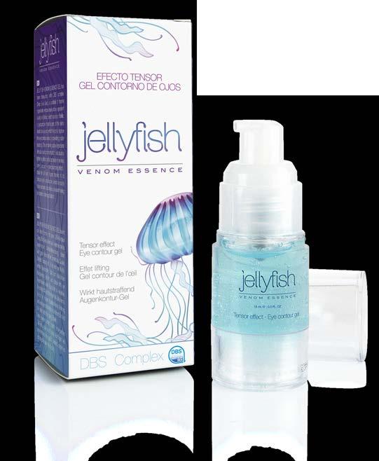 Eye Contour Gel Description / Use: Rapidly absorbed gel with DBS (Deep Blue Sea) complex, a mixture of marine ingredients with Jellyfish Extract as the main active ingredient.