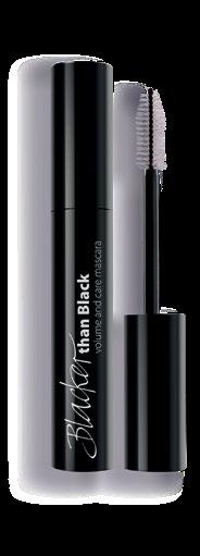 mascaras mascaras blacker than black 13ml Specially designed brush will curl the lashes while the formula adds more volume and strength, keeping them shiny and black for the whole day.
