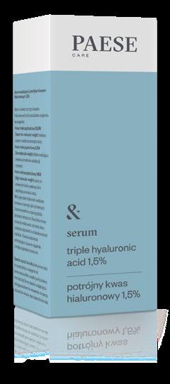 serum triple hyaluronic acid 1.5% serum vitamin C 10% 30 ml 15 ml care Dedicated to all skin types, especially dehydrated skin, with signs of aging.