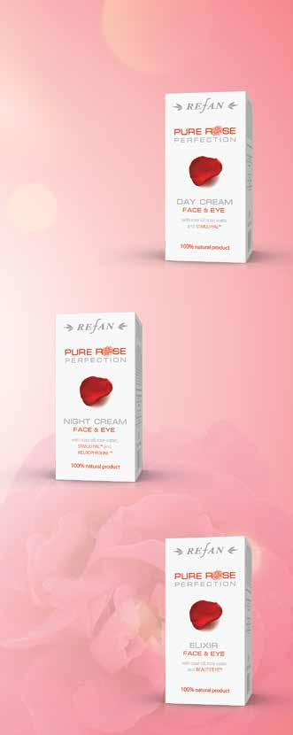 PURE ROSE PERFECTION SNAIL AND ROSE PERFECTION Pure Rose Perfection is a specially developed series of cosmetic products based entirely on natural ingredients.