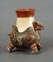 00 Lot #277: Pre-Columbian Style Polychrome Pottery Vessel 9 1/2 in. Estimate: $ 75.00 - $ 100.