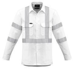 MENS BIO MOTION X BACK SHIRT 100% Cotton Drill - 190 gsm XXS - 5XL, 7XL Colour: White MENS RUGGED COOLING TAPED PANT 100% Square Weave Cotton Ripstop - 240 gsm 72 132 :