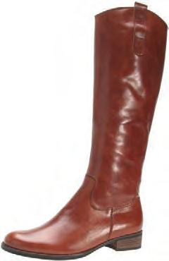 Burnished Brown Leather Leg Length 13½ Calf 15 Heel 1¼ 8½ 9 9½ 10