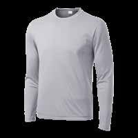 The back and sleeves are made of 4.4 oz., 62% polyester/33% rayon/5% spandex jersey knit.