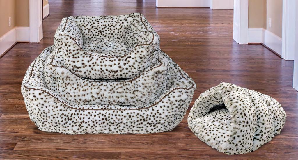 SNOW LEOPARD BED ENSEMBLE New Luxuriously soft all around
