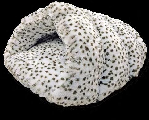 16 W x 8 H Non-Woven bottom #31052 Snow Leopard Print 25 L