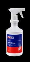 MULTI CLEAN Versatile cleaner ideal for windows, mirrors, stainless steel, interior trims and upholstery Caustic free and non hazardous As a medium duty degreaser, Multi Clean