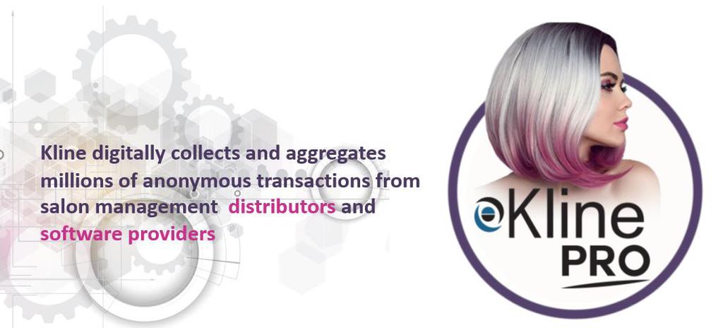 Methodology Data for Kline PRO is collected from two main sources: distributors and salons via software providers.