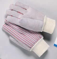The palm side of the middle two fingers is separate and sewn to the palm at the base of the middle two fingers for increased wear life.