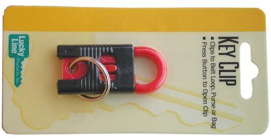 3-Part Key Release Individual Display Card 71701 Plastic 2-part key release High quality plastic key ring makes it easy to give keys to car washers, mechanics or friends.