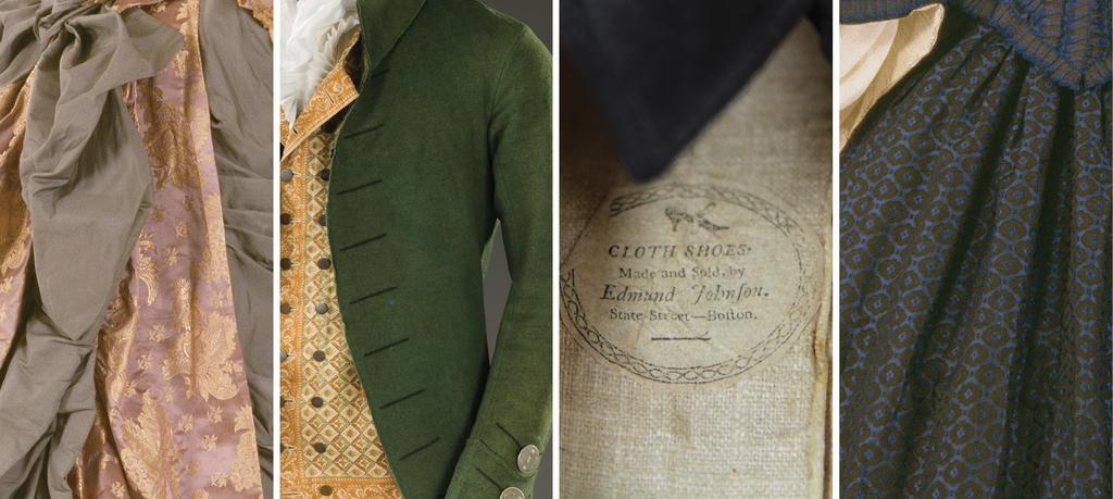 March 2 through July 8, 2018, the Concord Museum will unveil a portion of its extensive historic clothing collection for the first time, along with textiles and decorative arts in a new