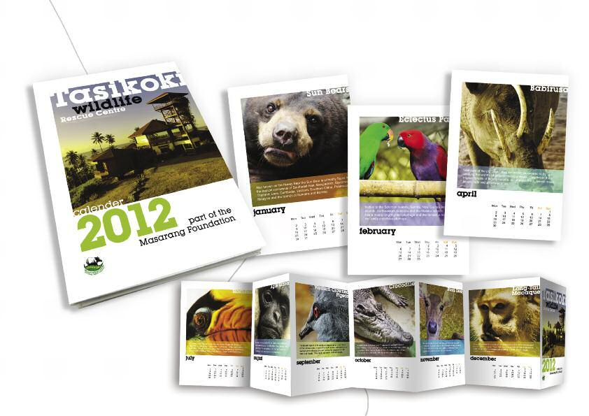 Project: Calendar design to promote wildlife sanctuary in Sulawesi,