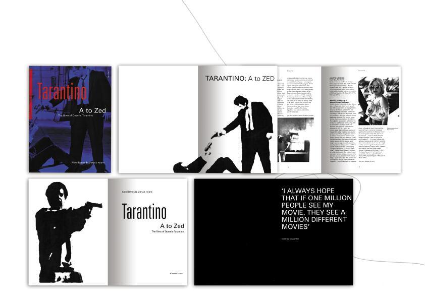 Project: Cover design and spreads for an A-Z book on Quentin