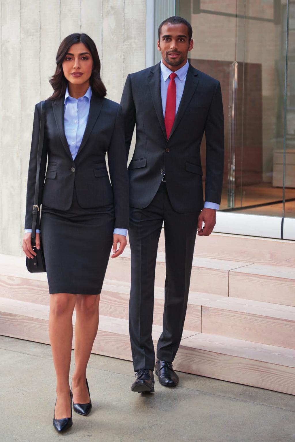 COLLECTION 18 piece collection in a choice of up to 4 colours High performance combined with the finesse and style synonymous with Brook Taverner Corporate Tailoring.