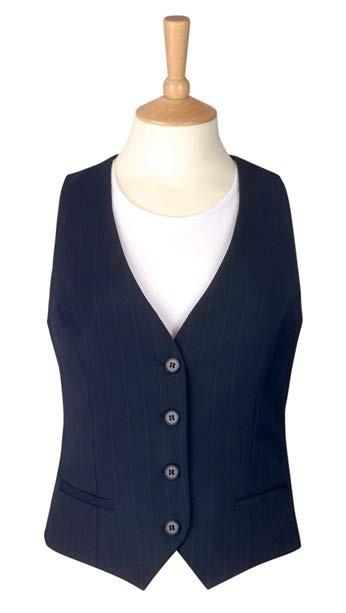women s SOPHISTICATED collection SUPERB WAISTCOAT & DRESS ACCESSORIES 2248A Navy/Nude 2248D