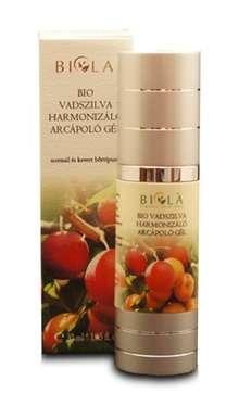 BIOLA858 ORGANIC CHERRY PLUM BALANCING FACE GEL Restructures, smoothens and tones mixed complexion and porous skin with cherry plum and stellaria.