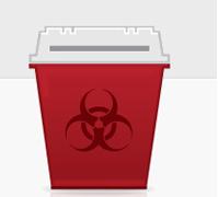 Disposing of the chemotherapy sharps container and chemotherapy spill kit When should I dispose of my chemotherapy sharps container? Whenever the container is 2/3 full.