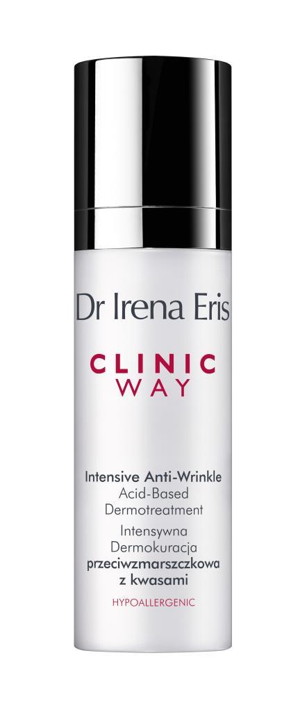 Dermotreatment Intensive Anti-wrinkle Acid-based Dermotreatment Mild peeling activity which allows gradual release of active ingredients into the skin.