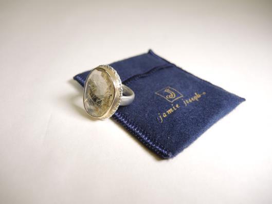 JAMIE JOSEPH Rutilated Quartz Ring Size 7 1/4 Retailed for $925, sold in one day for $599.