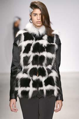 Viktor & Rolf Black & white looks have been a strong trend throughout