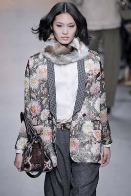 fur with print and pattern for a modern take on bohemian dressing.