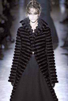 In Paris, the theme of applied design fully emerged as a look that saw fur
