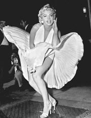 sold instantly after it debuted!! I saw the movie Seven Year Itch starring Marilyn Monroe, which had the scene where she stood over the subway grating and the draft blew up her skirt.