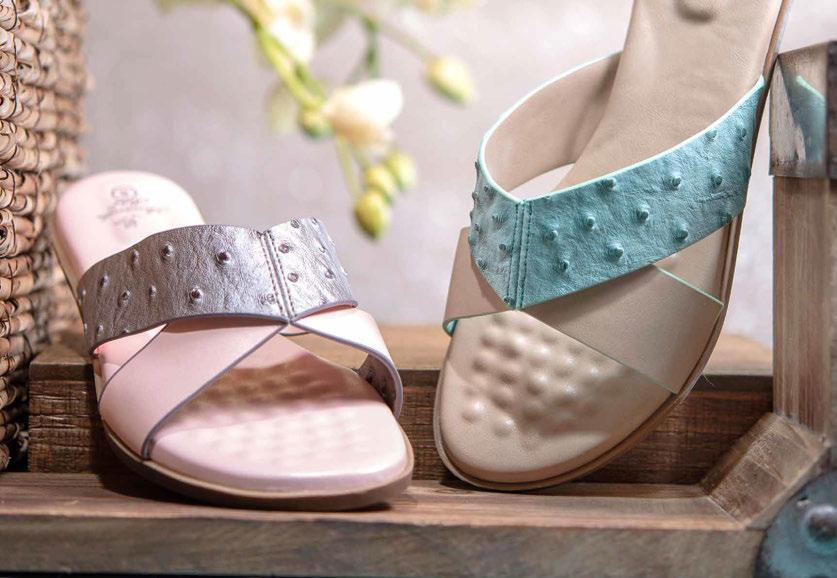 THESE VEGAN LEATHER SLIDES HAVE MEMORY FOAM IN THE SOLE FOR ALL DAY COMFORT AND STYLE.