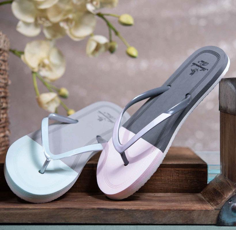 GREAT LOOKING & COMFY FLIP FLOPS AT A GREAT PRICE! SUMMER PASTELS TO SHOW OFF THAT PEDICURE.