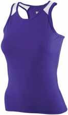 90 1282 racerback 1210 2 1 2-INCH PINHOLE MESH INSERT MESH INSERT racerback 2 1 2-INCH 1280 1281 FITTED 1210 1211 LADIES INFINITY JERSEY 90% polyester/10% spandex knit 93% polyester/7%