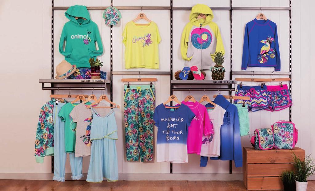 SS16 // Girls Apparel Lost in Paradise: Lose yourself in a tropical paradise with this playful summer collection.