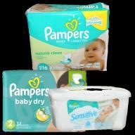 79 6.95 Sz. 6 4 21 ct 27.79 6.95 Pampers Baby Wipes Baby Fresh 8 72 ct 21.