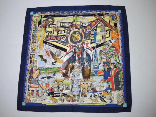 HERMÈS Tsitsika Scarf By Kermit Oliver Sold in one day for $549. 03/10/18 We have told Kermit Oliver s story before, but it bears repeating.