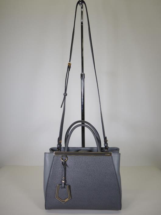 FENDI Dolphin Grey Petite 2Jours Bag Retailed for $1,750, sold in one day for $799.