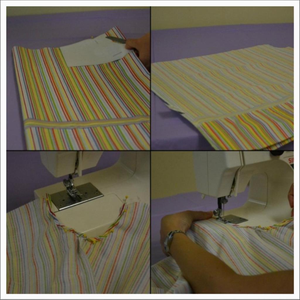 4 Step 3 Keep the pillowcase folded in half lengthwise.