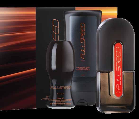Gift him a grooming trio 15022 Full Speed Gift Set Limited edition Includes: 1 x Roll-On