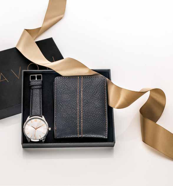 Sweet deals on accessories Benny Mens Watch and Wallet Gift Set Wallet: Faux-leather wallet