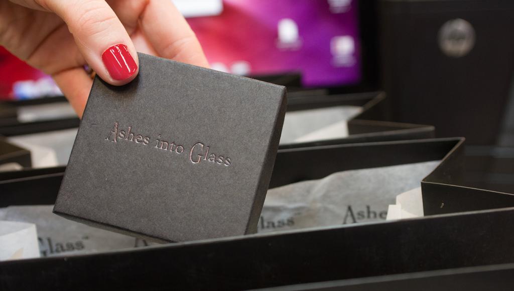 DELIVERY We take great care when creating your Ashes into Glass jewellery and we want the packaging to reflect this.