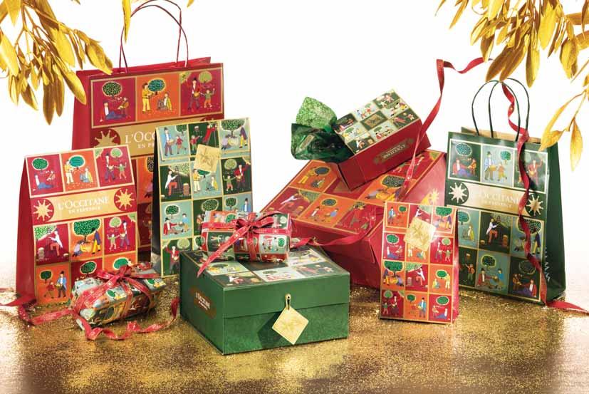 A choice of gift-wrap options. Sachets, boxes or baskets... L OCCITANE offers you a wide choice of gift-wrap options to satisfy all desires! Several sizes available to suit your purchase.