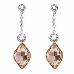 Shape Earrings 5087640 crystal / gold-plated Heart Shape Earrings 5087642 silk / rose gold-plated Floral Pastel Necklace 5087623 crystal/light silk /