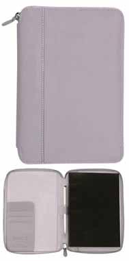 shade/light grey / leather 5 cm / 8 7 /8 1 1 /8 6 1 /8 in Organizer Agenda with Pen PZ / LE / PA 5082458
