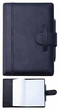 ACCESSORIES Stationery Organizer Note Book with Pen LE / PA 5082459 jet/black / leather 22.6 3.7 16.