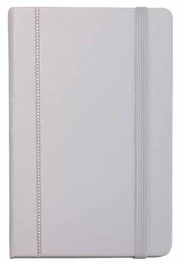 ACCESSORIES Stationery Notebook 5082524 crystal silver shade/light grey / PU 20.9 1.5 13.