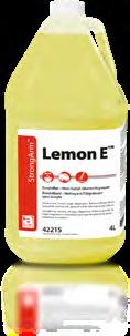 Industrial Cleaning Liquids Lemon E Approved for use in Food Processing Facilities. Emulsifier Non-butyl cleaner/degreaser Deodorizes, cleans, strips, degreases.