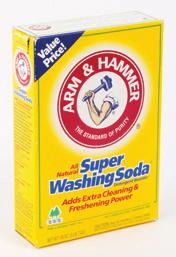 Basic properties and uses for cleaning supplies: Baking soda (sodium bicarbonate) Odorless Anti-fungal properties Deodorizer Stain remover when